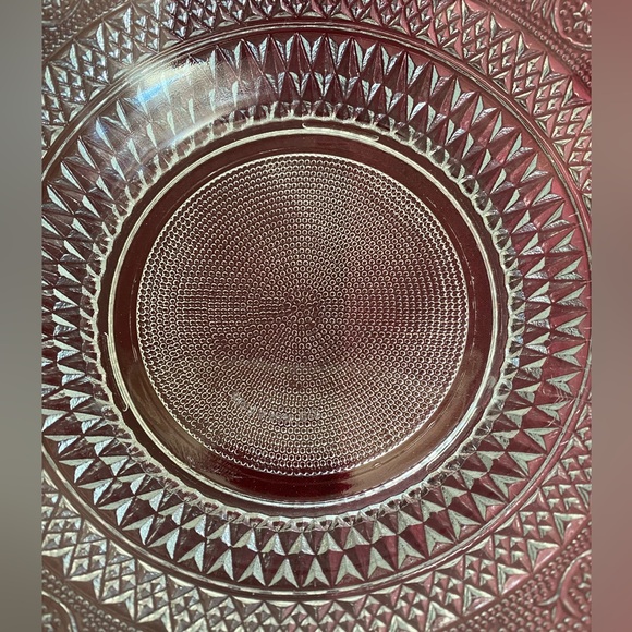 EUC VTG KIG Malaysia Clear Round Decorative Glass Serving Bowl - Picture 5 of 11